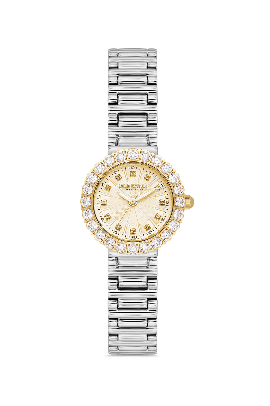 DICE KAYEK Women's Two-Tone Watch With Gold Dial - DK.1.AG1461.45