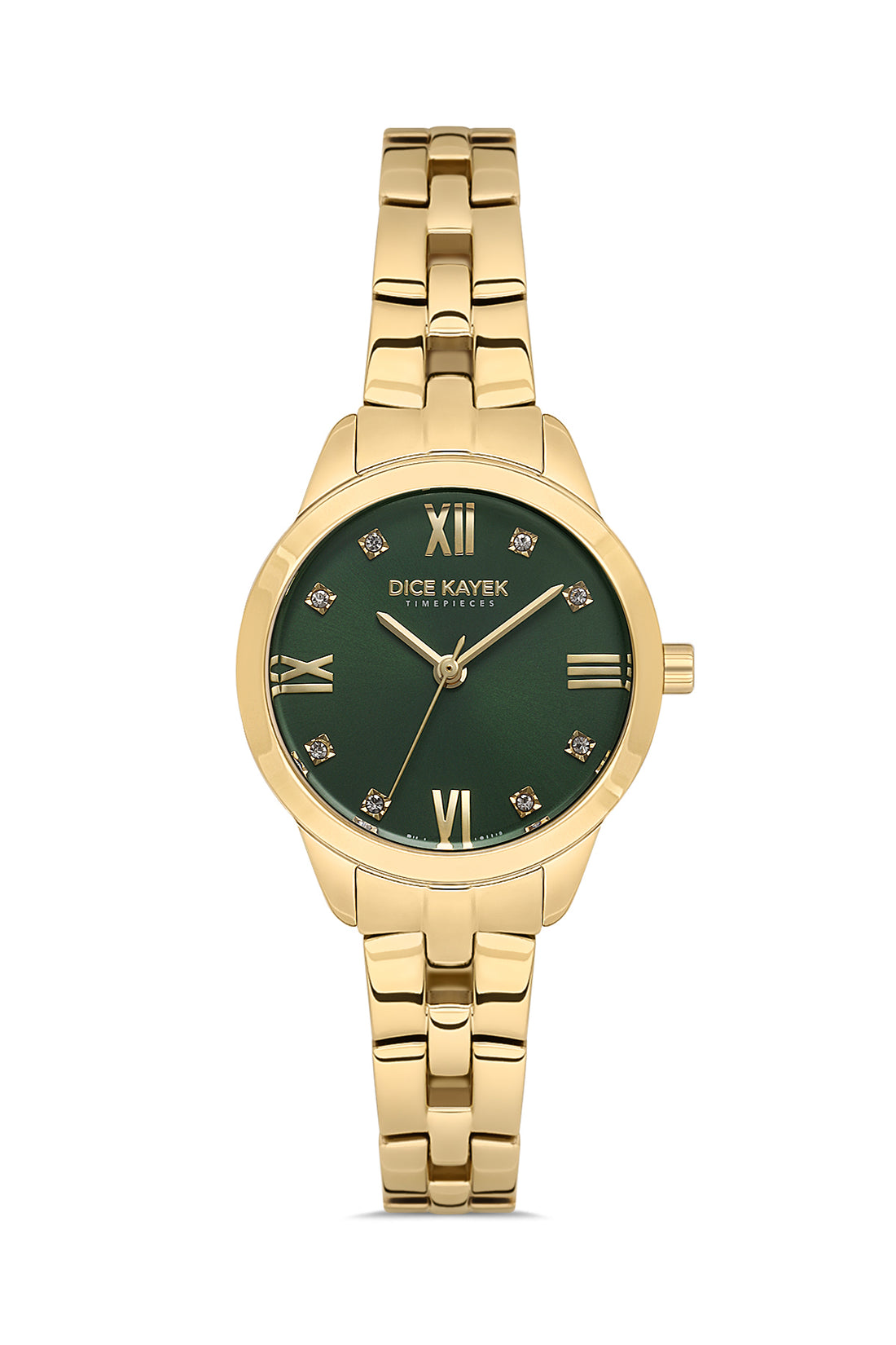 DICE KAYEK Women's Gold Watch With Green Dial - DK.1.AG1410.29